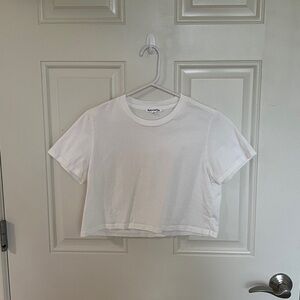 Reformation Cropped Classic Crew Tee